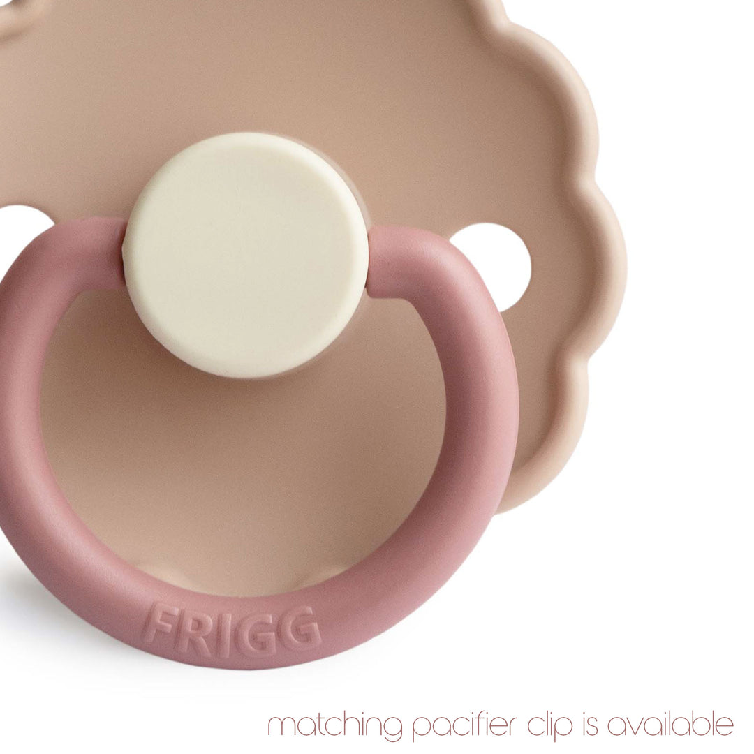 FRIGG Daisy Bloom Silicone Pacifier | Personalised Peony - Personalisable Baby Products Sold and Personalised by JustBørn