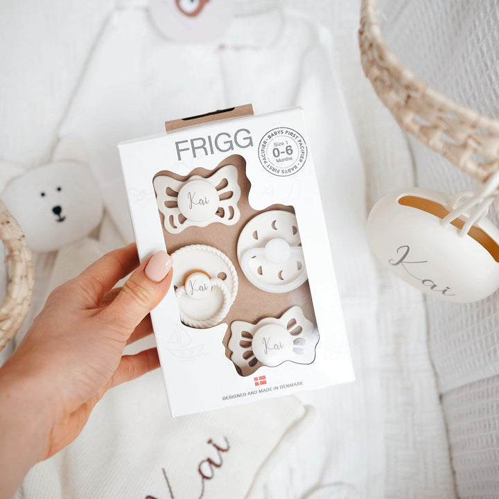 FRIGG Baby's First Pacifier Pack - Personalisable Baby Products Sold and Personalised by JustBørn