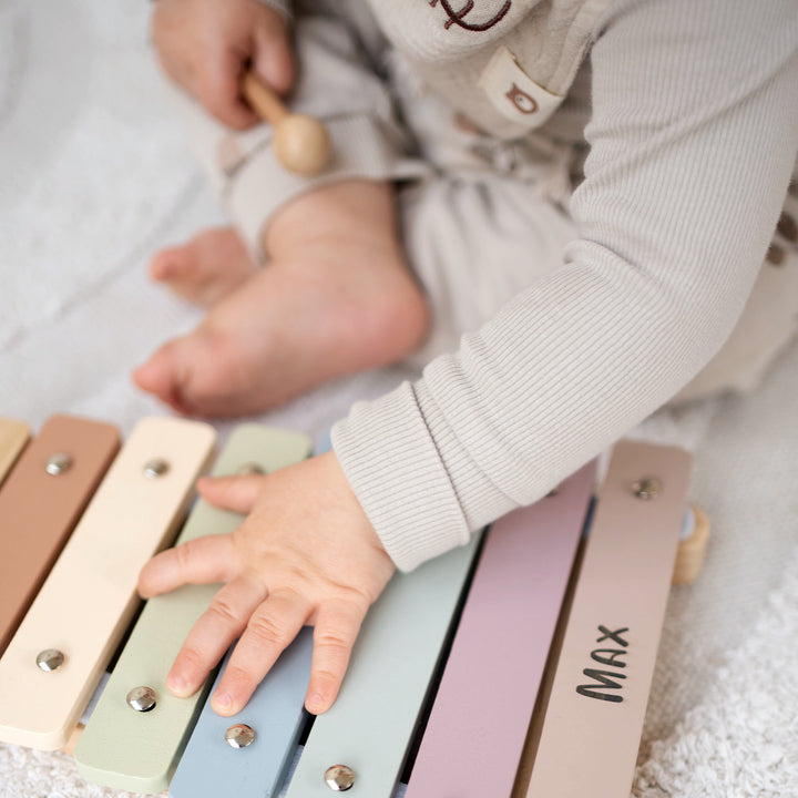 JBØRN Personalised Xylophone Toy - Personalisable Baby Products Sold and Personalised by JustBørn