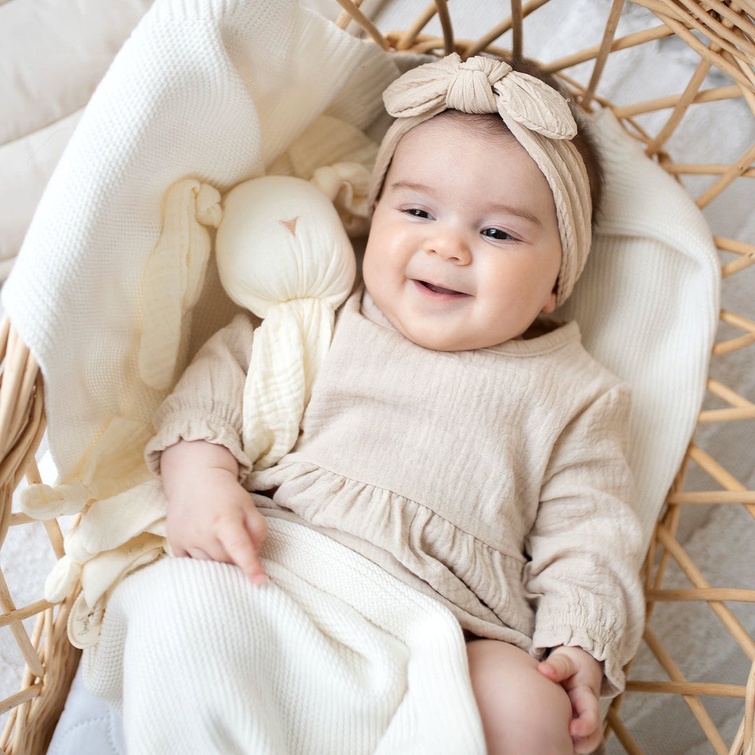 JBØRN Organic Cotton Muslin Dress & Accessories Bundle