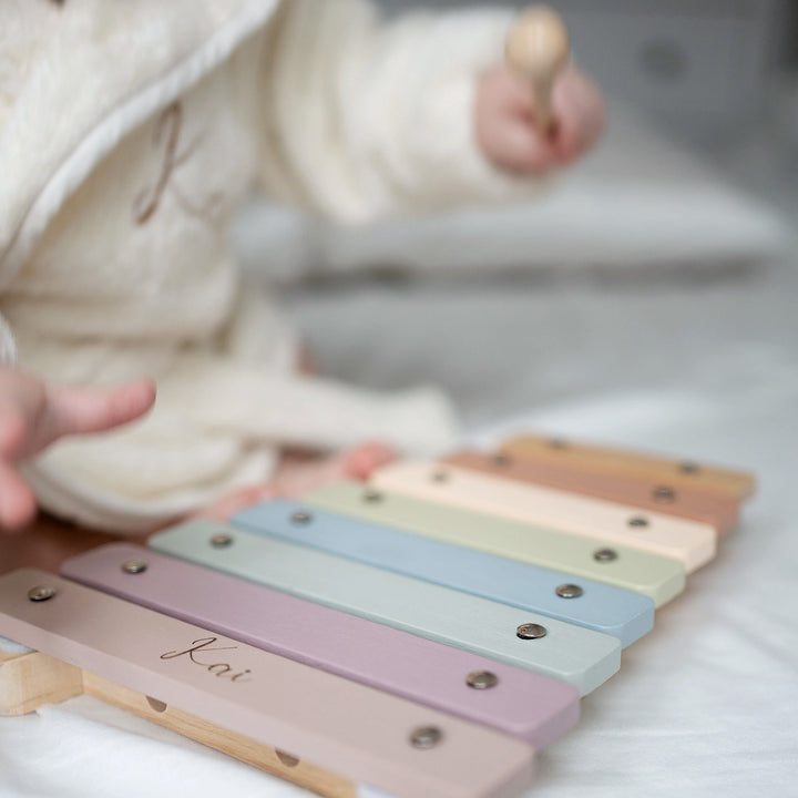 JBØRN Personalised Xylophone Toy - Personalisable Baby Products Sold and Personalised by JustBørn