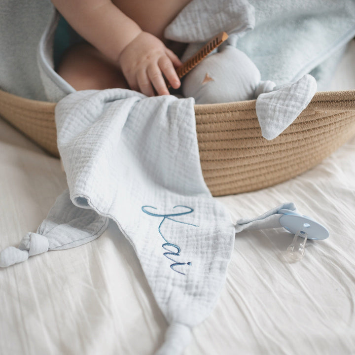 JBØRN Organic Cotton Bunny Comforter - Personalisable Baby Products Sold and Personalised by JustBørn