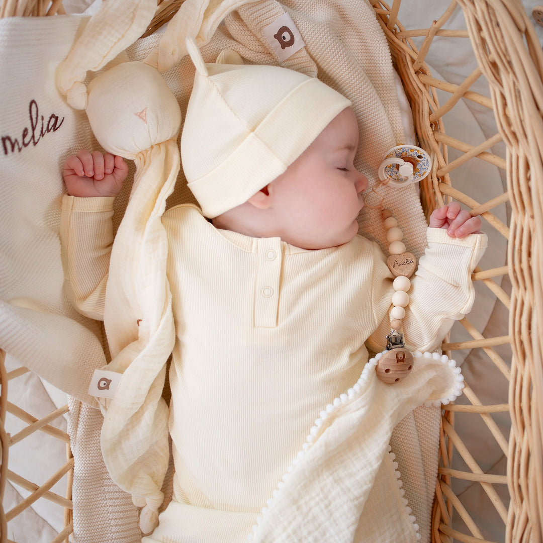 JBØRN Organic Cotton Bunny Comforter - Personalisable Baby Products Sold and Personalised by JustBørn