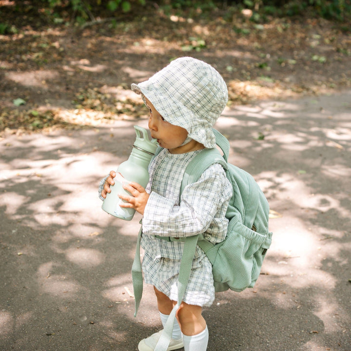 JBØRN Toddler Travel Bundle | Backpack, Water Bottle & Lunch Box Set Sage Travel Bundle - Personalisable Baby Products Sold and Personalised by JustBørn