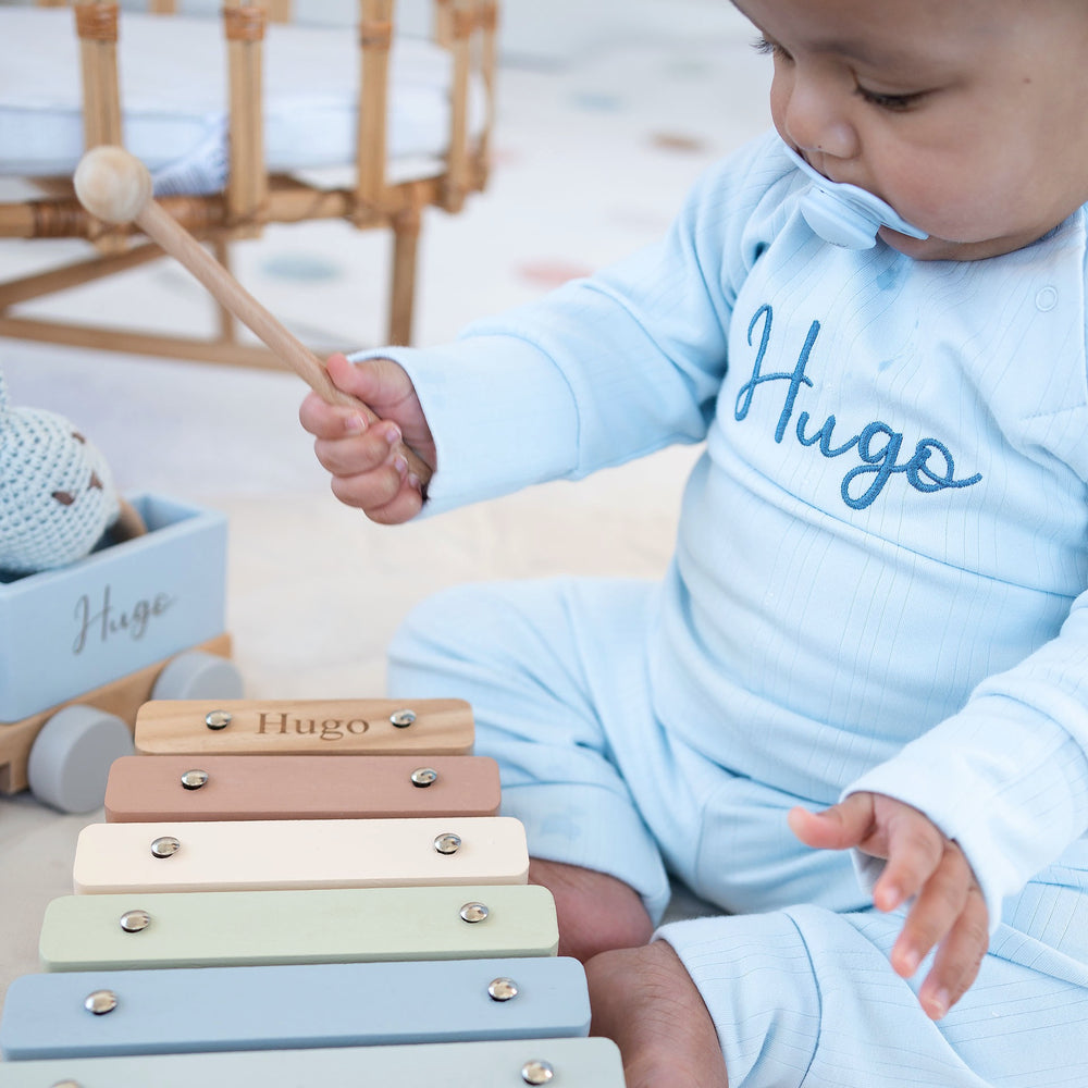 JBØRN Personalised Xylophone Toy - Personalisable Baby Products Sold and Personalised by JustBørn