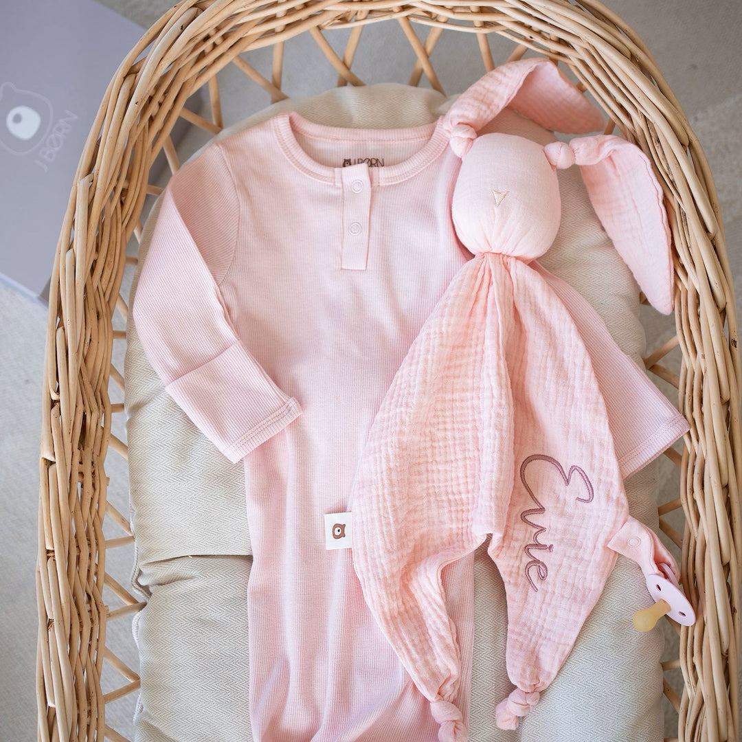 JBØRN Baby Sleep Set | Organic Cotton Sleeping Gown & Comforter Set (0–6M) - Personalisable Baby Products Sold and Personalised by JustBørn