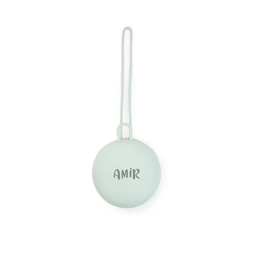 JBØRN Pacifier Holder Pod | Personalisable in Seafoam, sold by JBørn Baby Products Shop, Personalizable by JustBørn