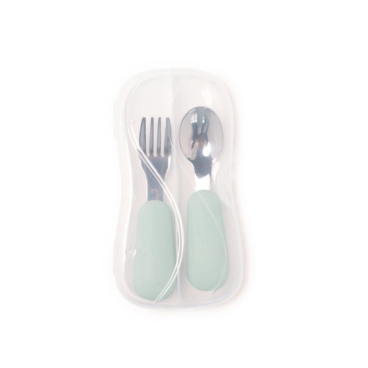 JBØRN Stainless Steel Kids Cutlery Set | Personalisable - Personalisable Baby Products Sold and Personalised by JustBørn