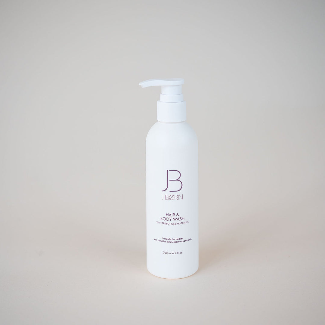 JBØRN Baby Shampoo & Body Wash for Sensitive Skin - Personalisable Baby Products Sold and Personalised by JustBørn