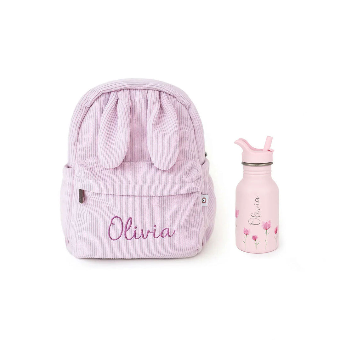 JBØRN personalisiertes Set | Rucksack- & Wasserflaschen-Set