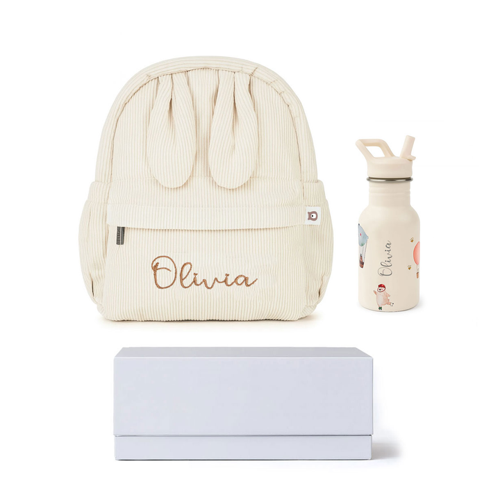 JBØRN personalisiertes Set | Rucksack- & Wasserflaschen-Set