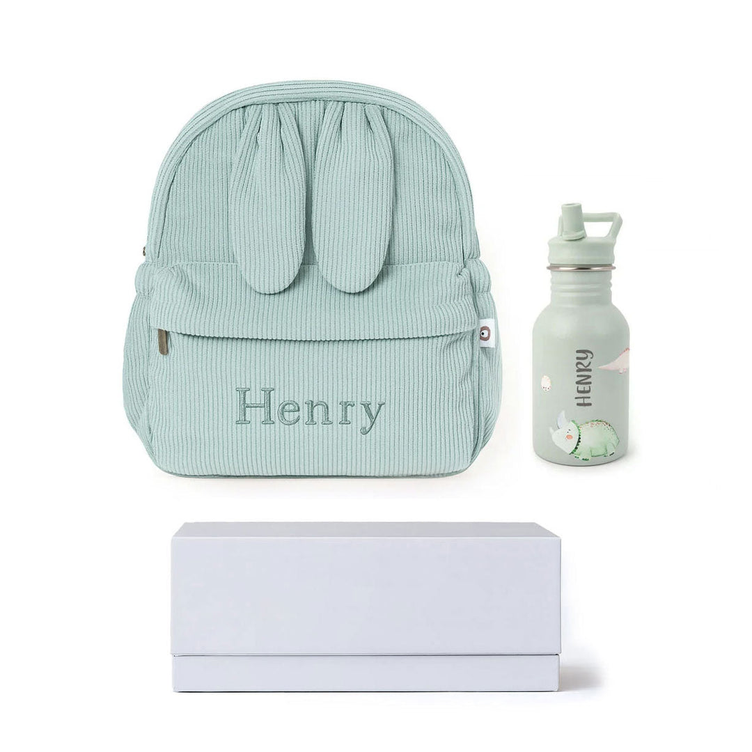 JBØRN personalisiertes Set | Rucksack- & Wasserflaschen-Set