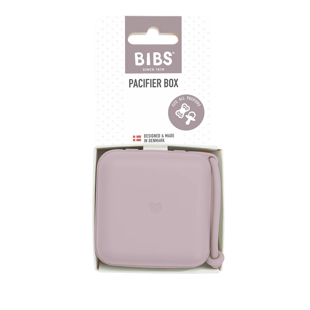 BIBS Pacifier Box Dusky Lilac - Personalisable Baby Products Sold and Personalised by JustBørn