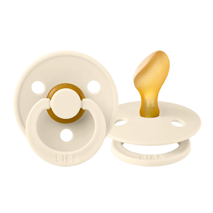 BIBS Colour Anatomical Natural Rubber Latex Pacifier | Personalised Ivory - Personalisable Baby Products Sold and Personalised by JustBørn