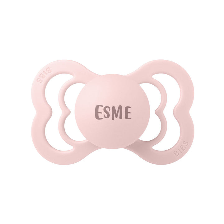 BIBS SUPREME Latex Pacifiers | Personalised in Pink Plum, sold by JBørn Baby Products Shop, Personalizable by JustBørn