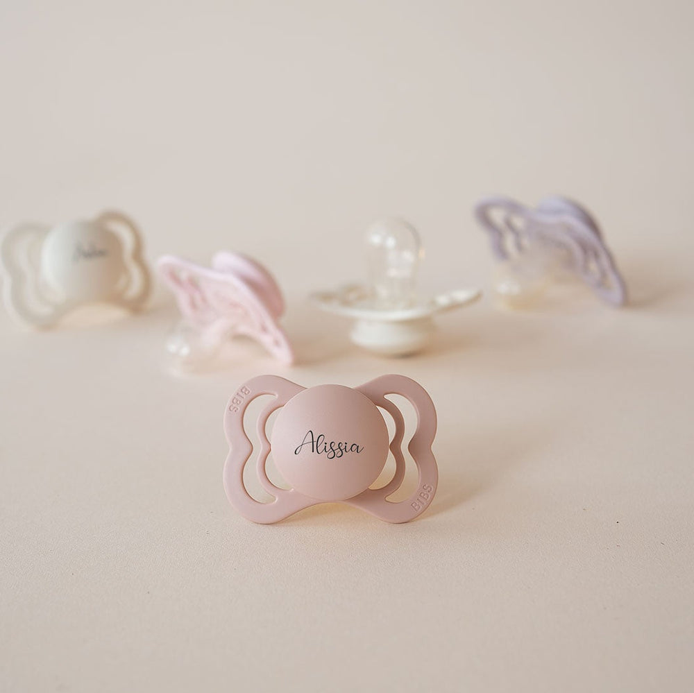 BIBS SUPREME Silicone Pacifiers | Personalised - Personalisable Baby Products Sold and Personalised by JustBørn