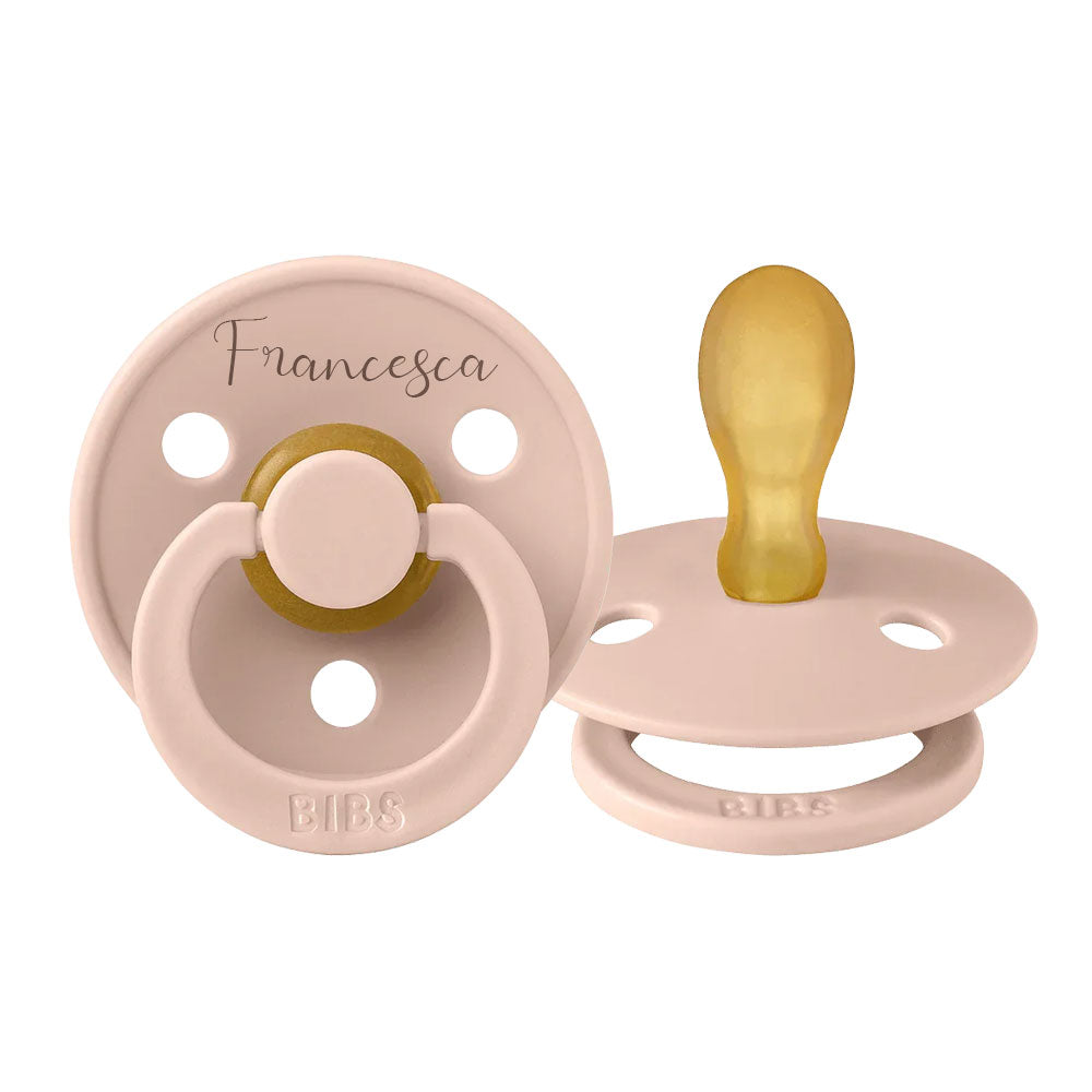 Sucette symétrique en latex de caoutchouc naturel BIBS Color | Personnalisé