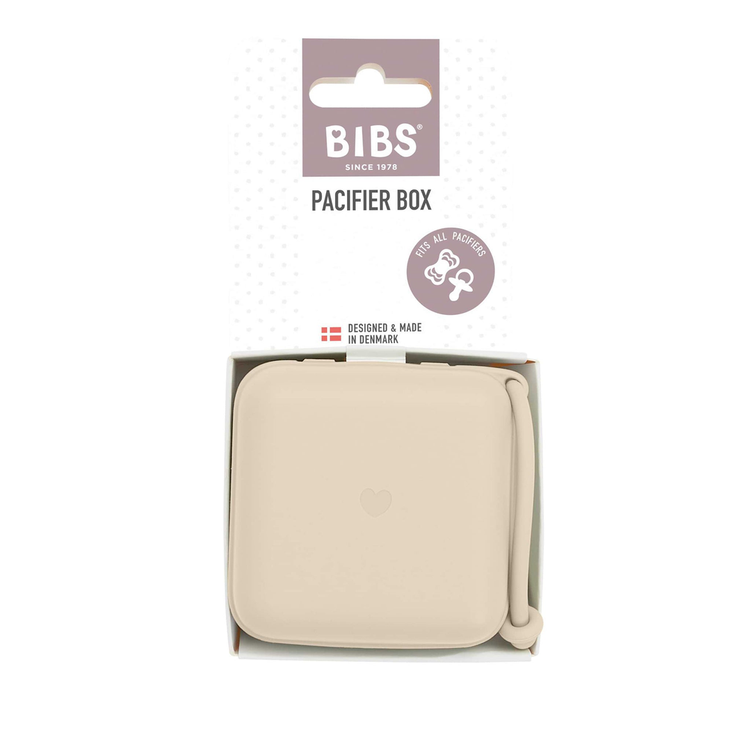 BIBS Pacifier Box Vanilla - Personalisable Baby Products Sold and Personalised by JustBørn