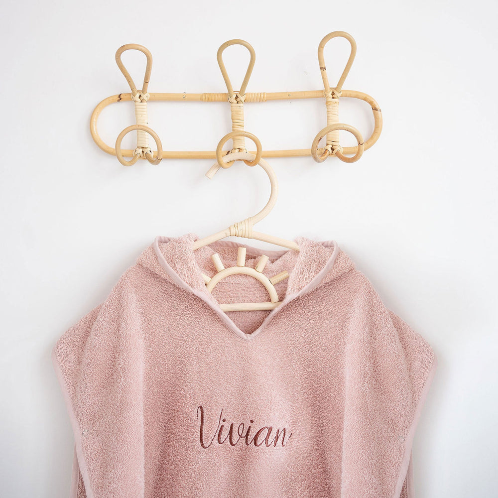 JBØRN Organic Cotton Hooded Towelling Poncho | Personalisable - Personalisable Baby Products Sold and Personalised by JustBørn