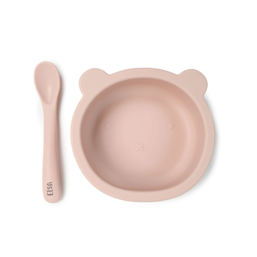 Cloud JBØRN Silicone Bowl and Spoon | Weaning Set | Personalisable by Just Børn sold by JBørn Baby Products Shop