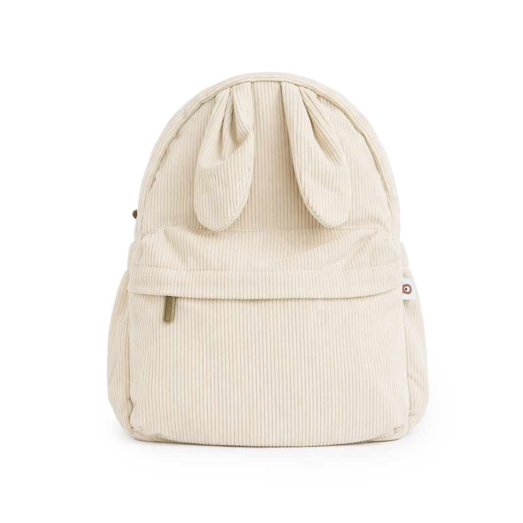 JBØRN Bunny Backpack Cream Bunny Backpack - Personalisable Baby Products Sold and Personalised by JustBørn