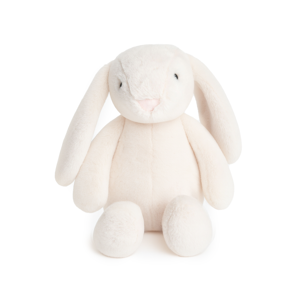 JBØRN Cream Bunny Soft Toy with Personalised Outfit Cream Cuddle Bunny (No Outfit) - Personalisable Baby Products Sold and Personalised by JustBørn