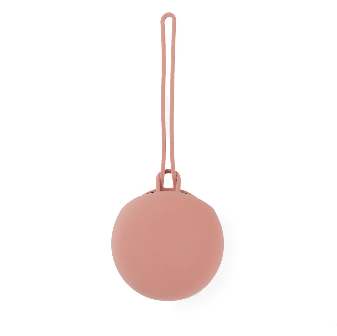 JBØRN Pacifier Holder Pod Dusty Rose Pod - Personalisable Baby Products Sold and Personalised by JustBørn