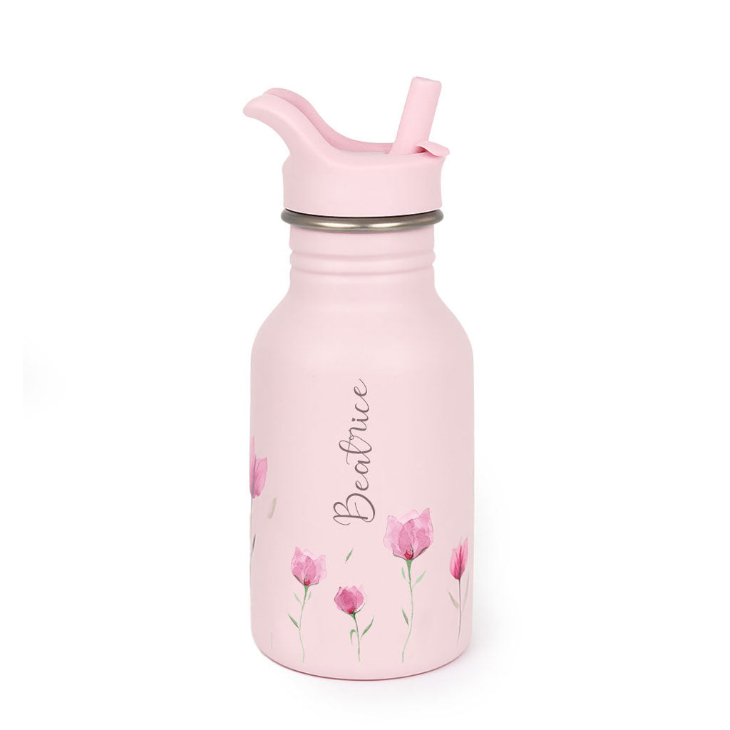 JBØRN Bottiglia d'acqua per bambini personalizzata in acciaio inossidabile