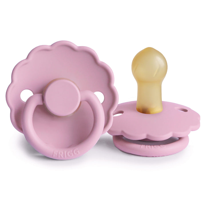 FRIGG Daisy Natural Rubber Latex Pacifier in Lupine, sold by JBørn Baby Products Shop, Personalizable by JustBørn