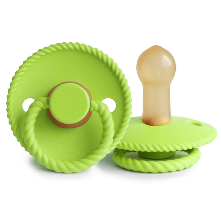 Rainforest FRIGG Rope Natural Rubber Latex Pacifiers | Personalised by FRIGG sold by JBørn Baby Products Shop
