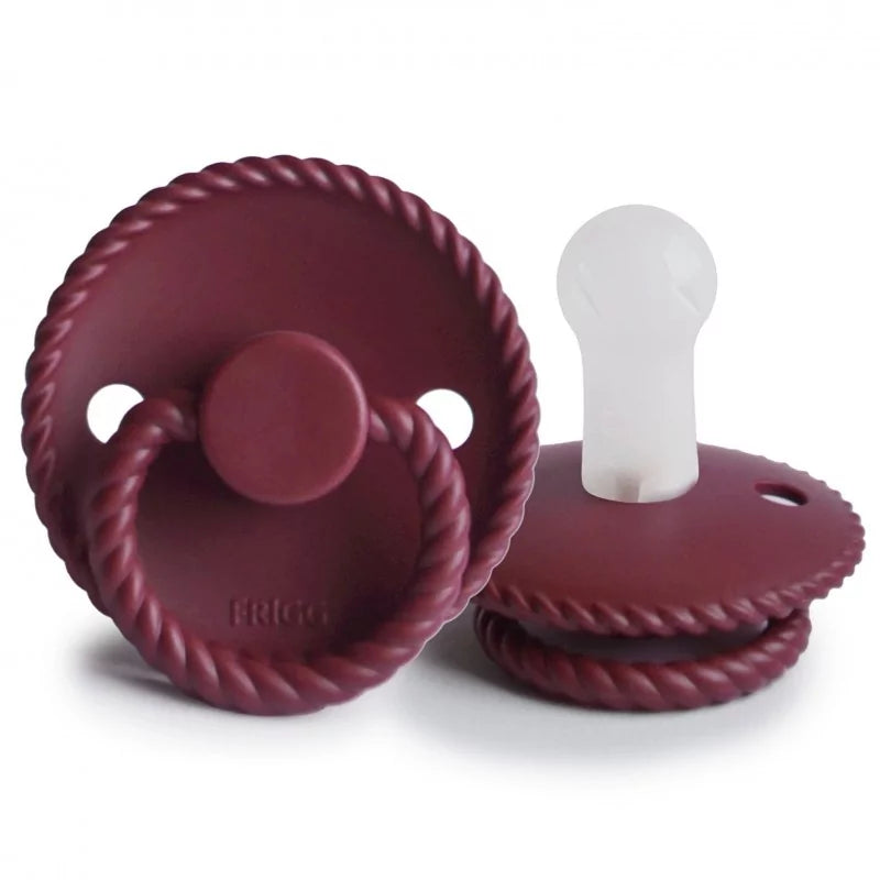Sweet Cherry FRIGG Rope Silicone Pacifiers by FRIGG sold by JBørn Baby Products Shop