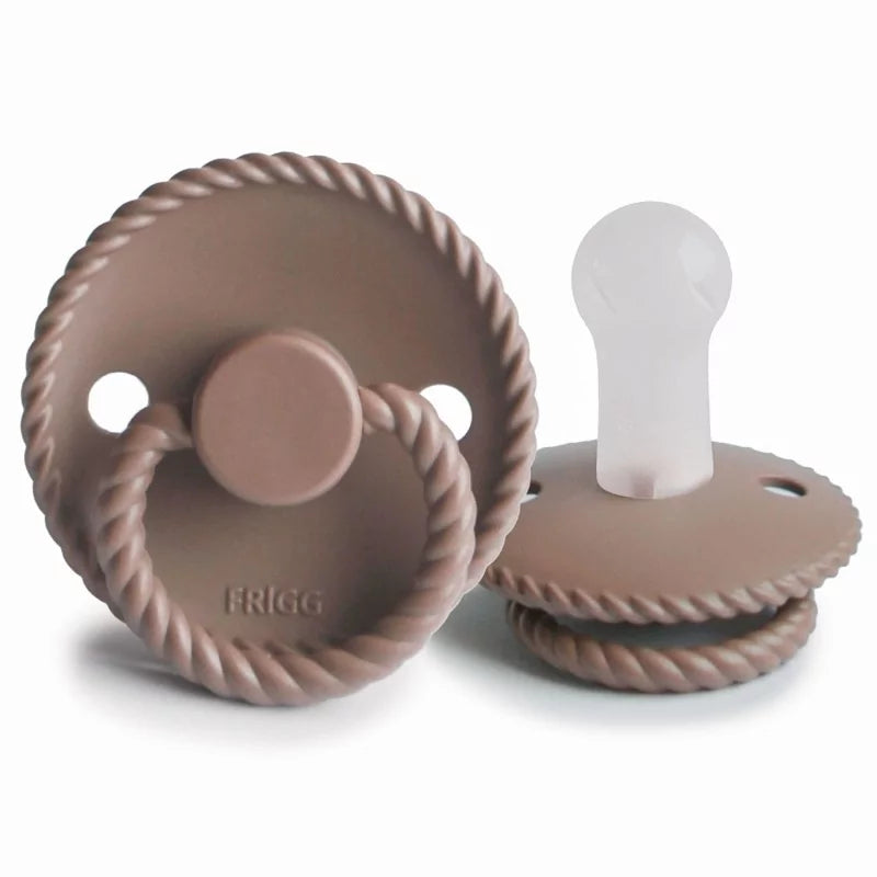 Sepia FRIGG Rope Silicone Pacifiers by FRIGG sold by JBørn Baby Products Shop