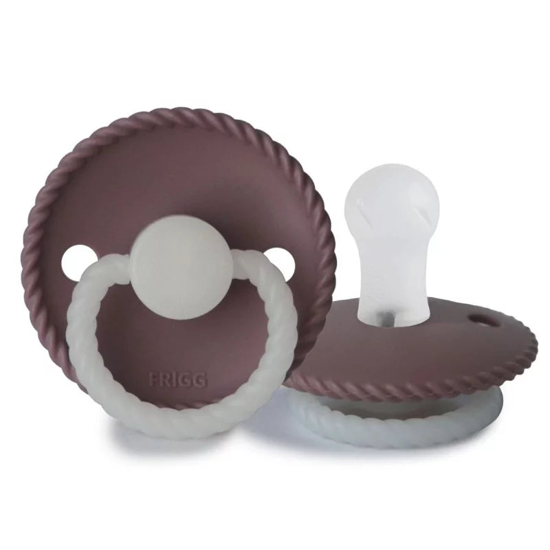 Twilight Mauve Night Glow FRIGG Rope Silicone Pacifiers by FRIGG sold by JBørn Baby Products Shop