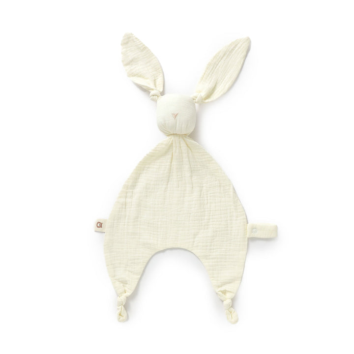 JBØRN Organic Cotton Bunny Comforter Muslin Ivory No - Personalisable Baby Products Sold and Personalised by JustBørn