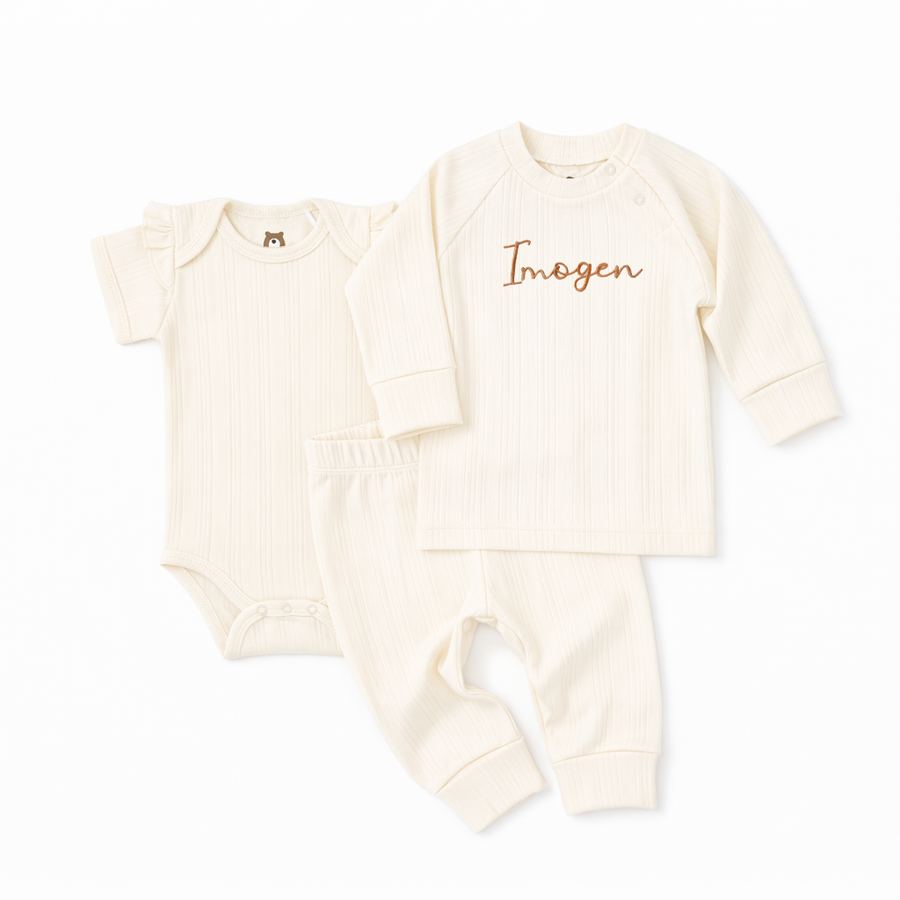 JBØRN Day to Night Set | Soft Bamboo Outfit - Personalisable Baby Products Sold and Personalised by JustBørn
