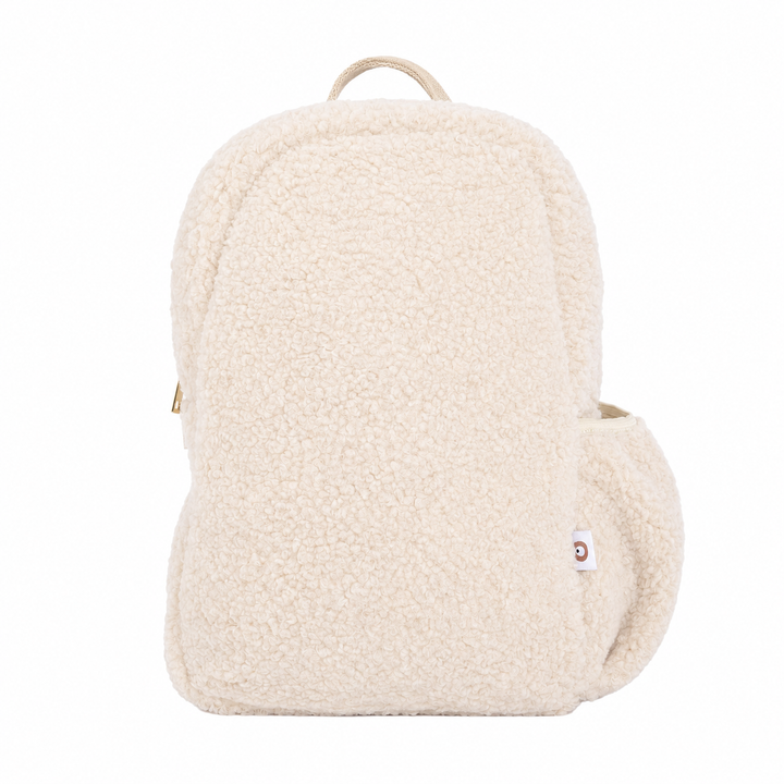 JBØRN Teddy Kids Backpack with Chest Strap | Personalisable Ivory Teddy Backpack - Personalisable Baby Products Sold and Personalised by JustBørn