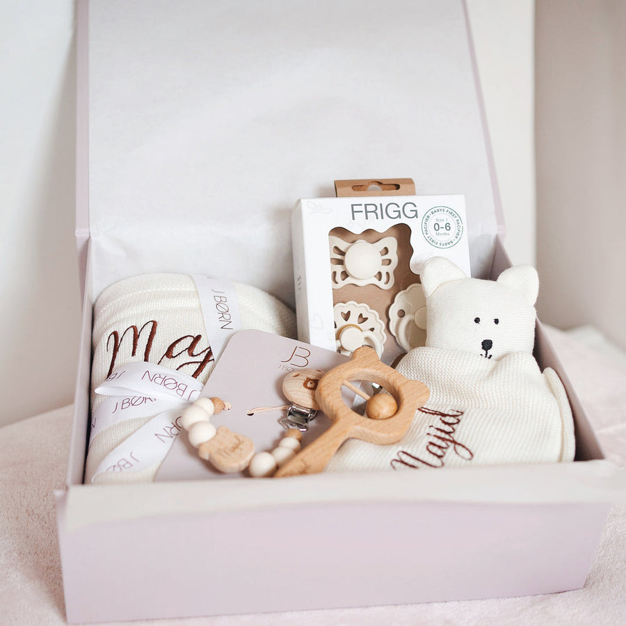 Blush JBØRN Luxury Newborn Gift Box Bundle by Just Børn sold by JBørn Baby Products Shop