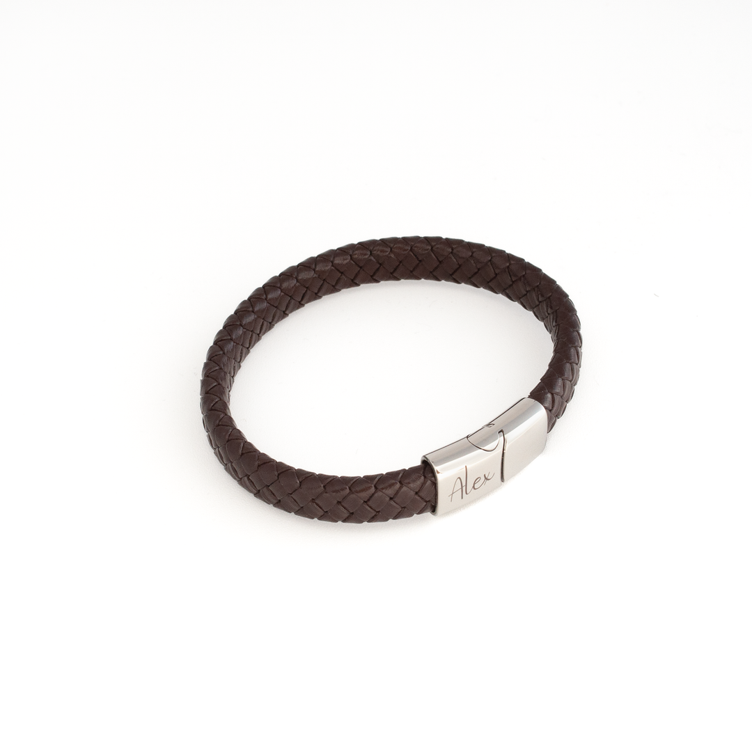 JBØRN Leather Bracelet | Personalisable in , sold by JBørn Baby Products Shop, Personalizable by JustBørn