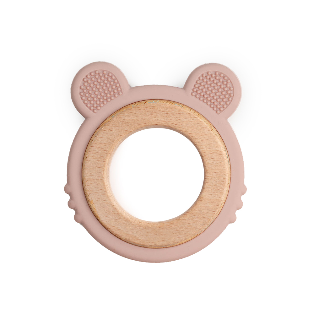 JBØRN Lion Teether Lion Teether | Blush - Personalisable Baby Products Sold and Personalised by JustBørn