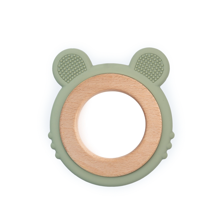 JBØRN Lion Teether Lion Teether | Sage - Personalisable Baby Products Sold and Personalised by JustBørn
