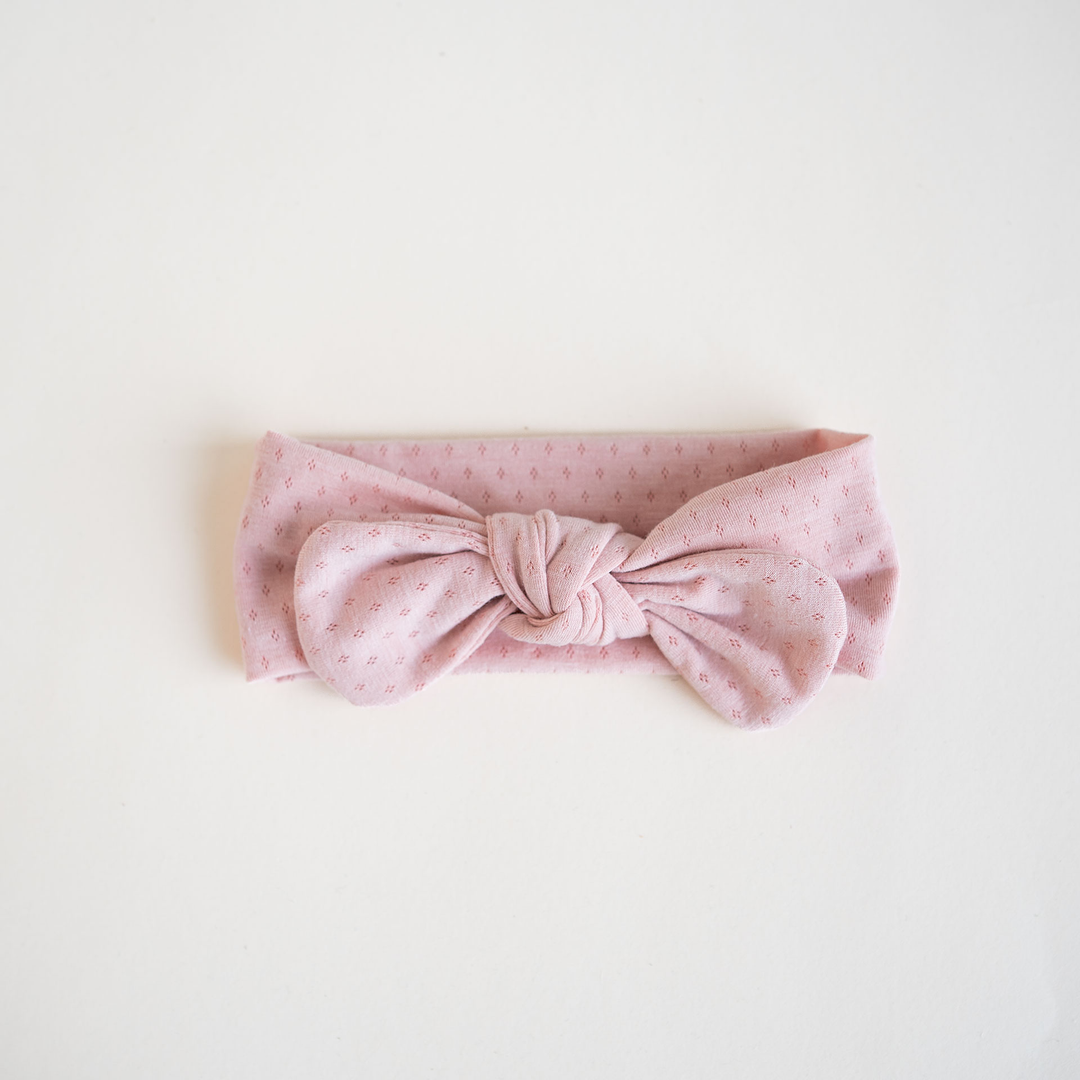 JBØRN Baby Girl Soft & Stretchy Headband | Mia Collection Mia Blush - Personalisable Baby Products Sold and Personalised by JustBørn