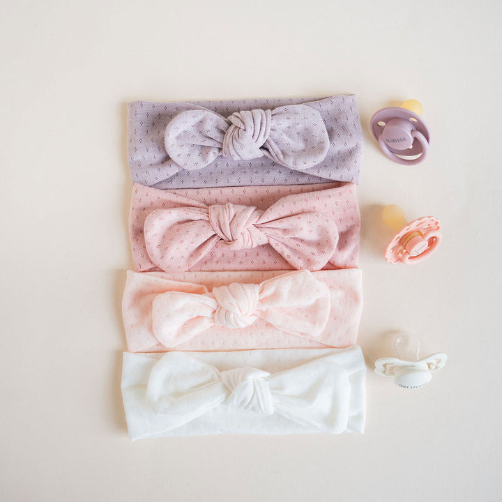 JBØRN Baby Girl Soft & Stretchy Headband | Mia Collection - Personalisable Baby Products Sold and Personalised by JustBørn