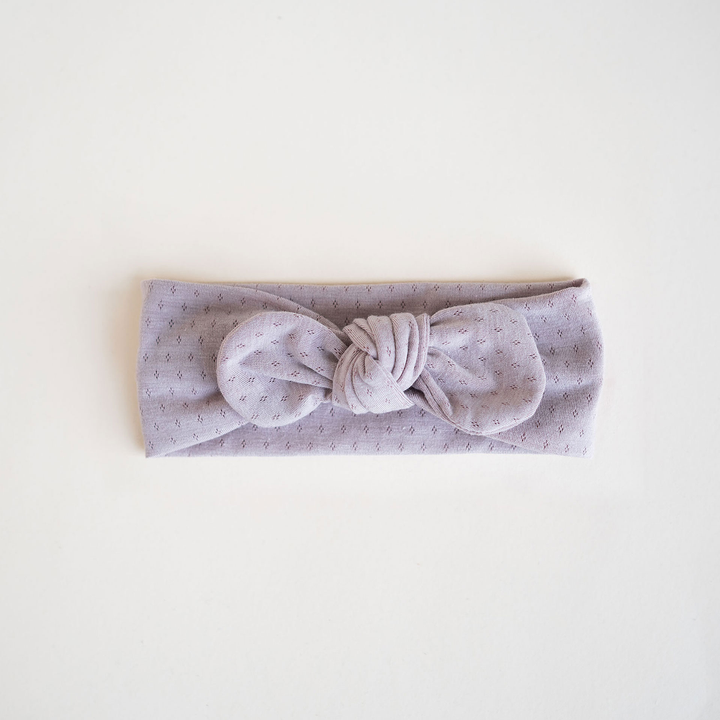 JBØRN Cotton Headband | Mia Collection Mia Lilac - Personalisable Baby Products Sold and Personalised by JustBørn