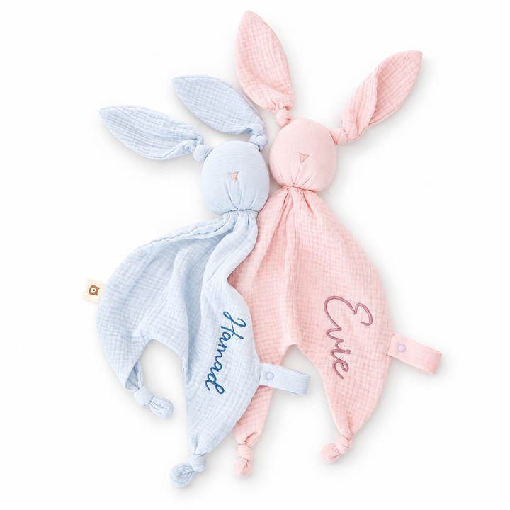 JBØRN Organic Cotton Bunny Comforter - Personalisable Baby Products Sold and Personalised by JustBørn
