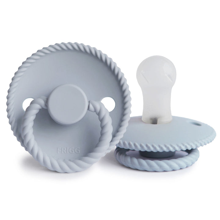 Powder Blue FRIGG Rope Silicone Pacifiers by FRIGG sold by JBørn Baby Products Shop