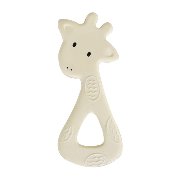 Tikiri Natural Rubber Baby Teether | Personalisable in Teether Giraffe, sold by JBørn Baby Products Shop, Personalizable by JustBørn