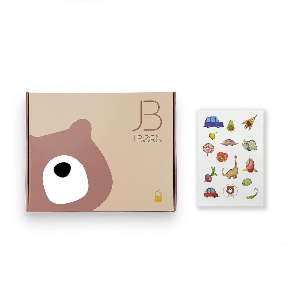 JBØRN Silicone Baby Feeding Bib - Personalisable Baby Products Sold and Personalised by JustBørn