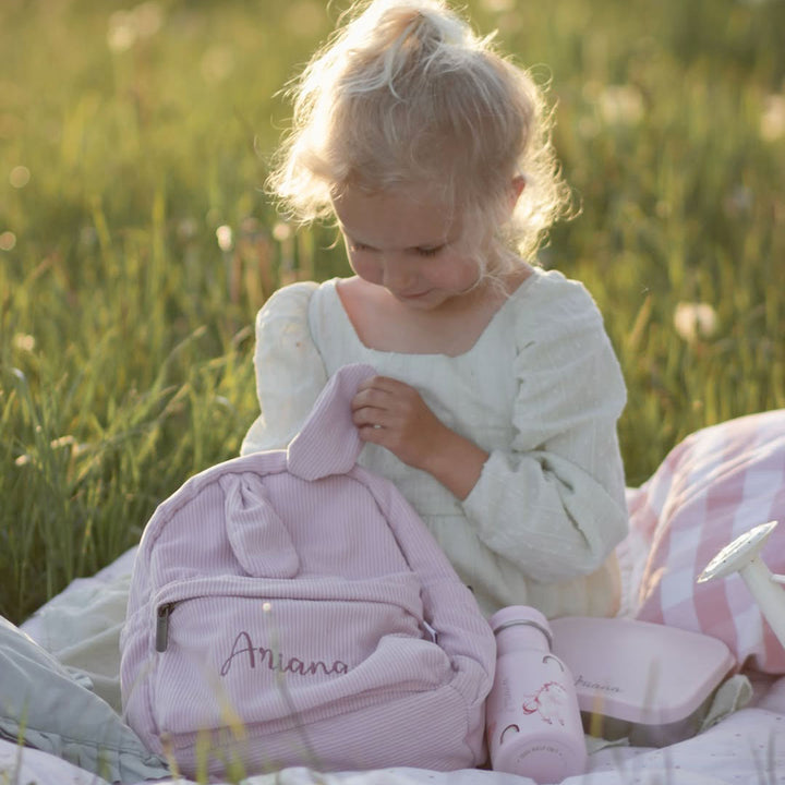 Set da viaggio JBØRN per bambini piccoli | Zaino, Bottiglia d'acqua e Porta pranzo
