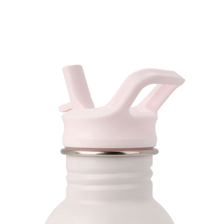 JBØRN Water Bottle Lid Replacement with Straw Poppy Flower Bottle Lid - Personalisable Baby Products Sold and Personalised by JustBørn