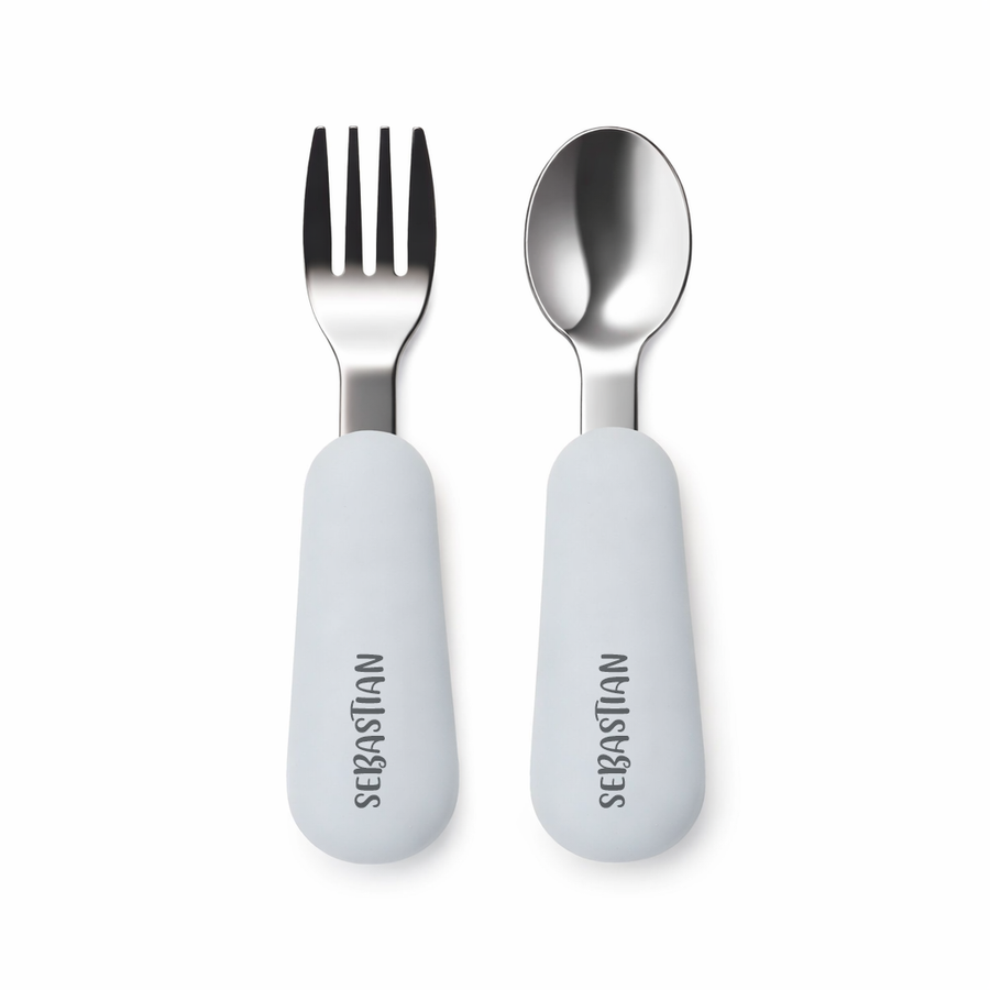 JBØRN Stainless Steel Kids Cutlery Set | Personalisable - Personalisable Baby Products Sold and Personalised by JustBørn